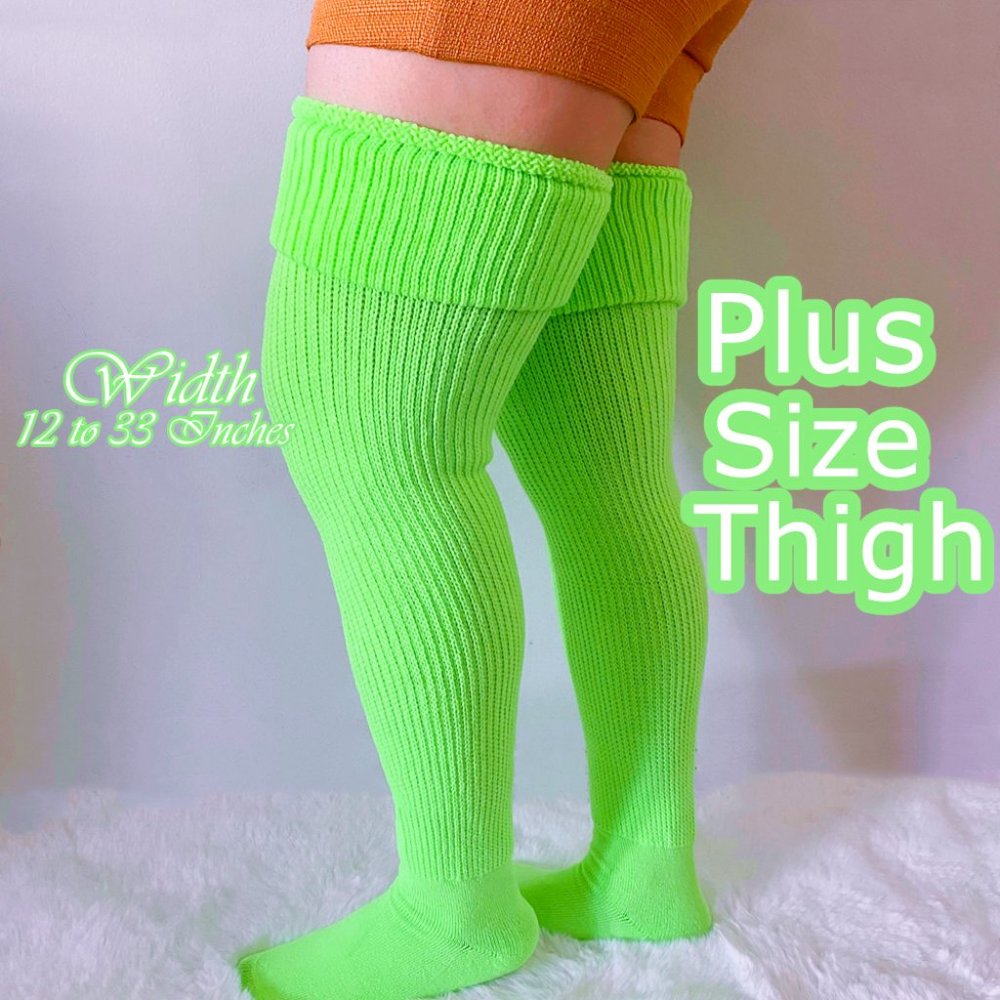 Plus Size Extra Long Warm Sock Thigh Belt Included